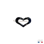 barrette cheveux rose coeur nacré noir-Photoroom