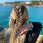 barrette cheveux juliette écaille clair 5