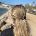 pince cheveux motif léopard 6 cm 5