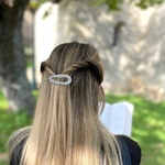 barrette cheveux anais pépites argent 5