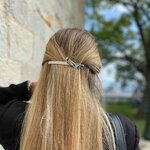 barrette cheveux célia argenté 5