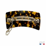 barrette à cheveux large lyvia écaille foncé 2