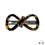 barrette à cheveux grand nœud alexia écaille foncé-Photoroom