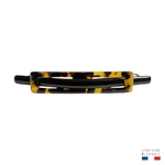 barrette à cheveux léonie rectangle écaille foncé-Photoroom