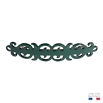 barrette à cheveux julie arabesques vert sapin-Photoroom