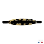 barrette à cheveux zoé ovale allongé écaille clair -Photoroom