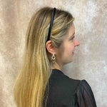 serre tête cheveux satin noir 5