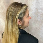 serre tête à cheveux double filament métal argenté