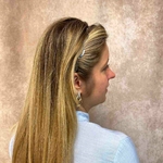 serre tête cheveux grande ondulation argenté 5