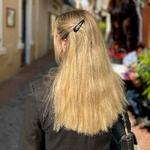 petite barrette cheveux clic clac noir injecté 5