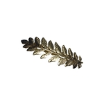 barrette à cheveux séverine grande feuille doré-Photoroom