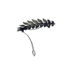 barrette à cheveux séverine grande feuille argenté 3-Photoroom
