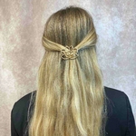 barrette à cheveux adeline fleur de lotus or 4