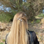 barrette à cheveux émilie noeuds strass blanc 2
