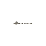 barrette à cheveux coulissante capucine strass argent-Photoroom