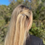 barrette à cheveux cécilia petit papillon argenté 5