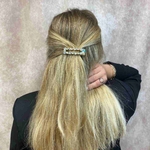 barrette à cheveux clarisse pince dorée pierres blanches 4