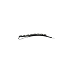 barrette à cheveux coulissante noémie noir petits carrés argent 2-Photoroom