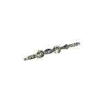 barrette à cheveux laura argenté strass blanc multiforme-Photoroom