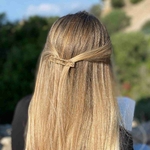 barrette à cheveux marie long rectangle ajouré doré 4