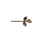 barrette à cheveux coulissante sybille trio feuille doré-Photoroom