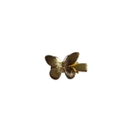 barrette à cheveux pince clémentine petit papillon doré-Photoroom