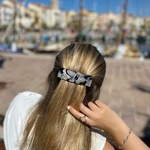 barrette à cheveux hortance collection corne argenté 2