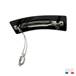 barrette à cheveux hortance noir pailleté 3-Photoroom