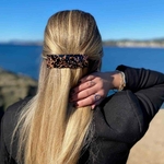 barrette à cheveux hortance noir pailleté 4