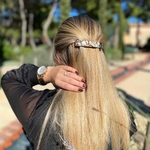 barrette à cheveux carla classique onyx 4