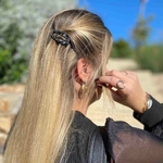 barrette à cheveux séléna collection céleste noir 4