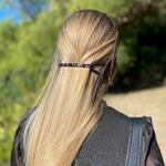 barrette à cheveux carmen noir pailleté 4