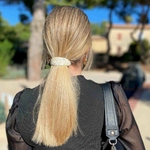 barrette à cheveux bombée amélie céleste blanc 4