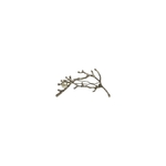 barrette à cheveux océane branche argenté et perle blanche 2-Photoroom