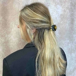 petite pince à cheveux corne doré 4