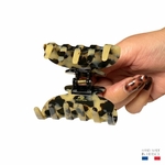 pince à cheveux 6,5 cm made in france écaille clair 3
