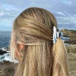 pince à cheveux tigre blanc 6 cm 5