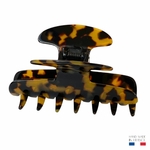grande pince cheveux écaille foncé 9 cm 2