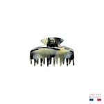petite pince à cheveux corne noire 4,5 cm 3-Photoroom
