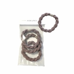 élastiques cheveux tresse 5 cm taupe