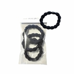 élastiques cheveux tresse 5 cm noir