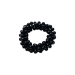 élastique cheveux 5 cm perles noir-Photoroom