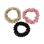 élastique cheveux 5 cm perles collection