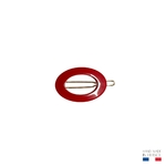 petite barrette à cheveux chloé rouge-Photoroom