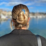 épingle à chignon 9,5 cm bleu ciel 2