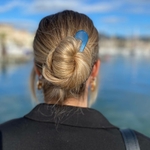 épingle à chignon 9,5 cm bleu ciel