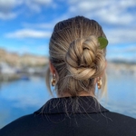 épingle à chignon 9,5 cm vert guacamole