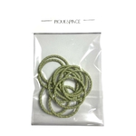 petit élastique torsadé 3 cm vert 2