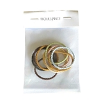 petit élastique torsadé 3 cm multicolore 2