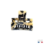 pince à cheveux rectangulaire écaille clair 6 cm 4-Photoroom